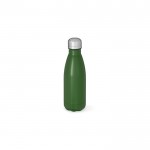 Botella de acero inoxidable reciclado con acabado mate 400ml color verde militar