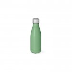Botella de acero inoxidable reciclado con acabado mate 400ml color verde pastel