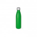 Botella de acero inoxidable reciclado con tapón antigoteo 500ml color verde