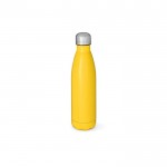 Botella de acero inoxidable reciclado con tapón antigoteo 500ml color amarillo oscuro