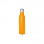Botella de acero inoxidable reciclado con tapón antigoteo 500ml color naranja