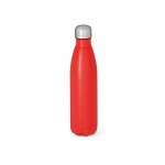 Botella de acero inoxidable reciclado con tapón antigoteo 770ml color rojo