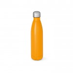 Botella de acero inoxidable reciclado con tapón antigoteo 770ml color naranja