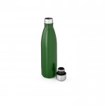Botella de acero inoxidable reciclado con tapón antigoteo 770ml color verde militar segunda vista