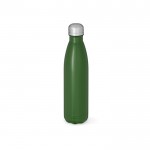 Botella de acero inoxidable reciclado con tapón antigoteo 770ml color verde militar