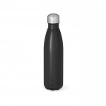 Botella de acero inoxidable reciclado con tapón antifugas 1L color negro