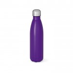 Botella de acero inoxidable reciclado con tapón antifugas 1L color violeta