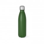 Botella de acero inoxidable reciclado con tapón antifugas 1L color verde militar