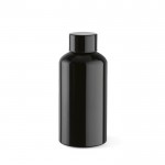 Botella de aluminio reciclado con tapón antifugas 540ml color negro