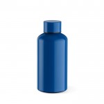 Botella de aluminio reciclado con tapón antifugas 540ml color azul
