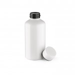 Botella de aluminio reciclado con tapón antifugas 540ml color blanco segunda vista