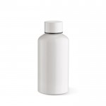 Botella de aluminio reciclado con tapón antifugas 540ml color blanco