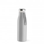 Botella de acero inoxidable reciclado con función térmica 470ml color gris claro