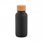 Botella de acero inoxidable reciclado con acabado mate 500ml color negro