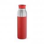 Botella de acero inoxidable reciclado que se convierte en taza 720ml color rojo
