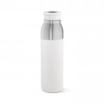 Botella de acero inoxidable reciclado que se convierte en taza 720ml color blanco
