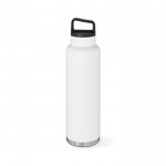 Botella térmica de acero inoxidable reciclado con mosquetón 1,5L color blanco