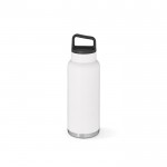 Botella de acero inoxidable reciclado con tapón antifugas 1,03L color blanco