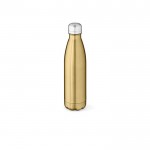 Botella térmica de acero inoxidable reciclado brillante 400ml color dorado