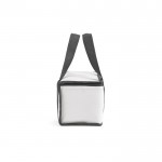 Bolsa isotérmica de RPET 600D con 2 asas y con capacidad de 5 L color blanco segunda vista