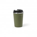 Vaso térmico sostenible de acero inoxidable reciclado de 400ml color verde militar