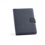 Portafolios de RPET con protectores para tablet y teléfono A4 color azul real