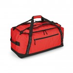 Bolsa deportiva con correas ajustables y correas reflectantes color rojo