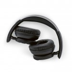 Auriculares inalámbricos con graves intensos y almohadillas suaves color negro segunda vista