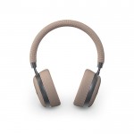 Auriculares sostenibles con cancelación de ruido y 20h de autonomía color champagne