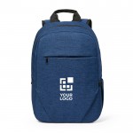 Mochila de 300D RPET con compartimento frontal con cremallera 18L vista principal
