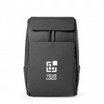 Mochila de cuero sintético con espacio acolchado para portátil 20L vista principal