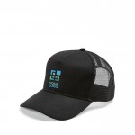 Gorra de algodón reciclado de 5 paneles con malla trasera 220 g/m2 vista principal