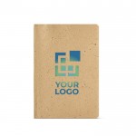 Cuaderno con tapa blanda hecho parcialmente de cáscara de coco A5 vista principal