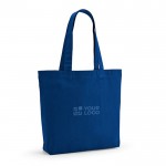 Bolsa de la compra de algodón y poliéster reciclado 220 g/m2 vista principal