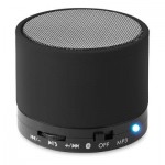 Altavoz publicitario circular Bluetooth color Negro