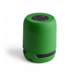 altavoz bluetooth con logo pequeño verde