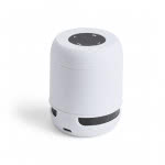 altavoz inalámbrico pequeño blanco