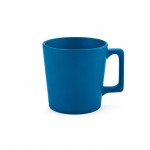 Taza de cerámica con acabado mate disponible en colores vivos 310ml color azul