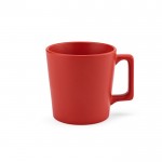 Taza de cerámica con acabado mate disponible en colores vivos 310ml color rojo