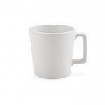 Taza de cerámica con acabado mate disponible en colores vivos 310ml color blanco