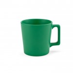 Taza de cerámica con acabado mate disponible en colores vivos 310ml color verde