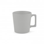 Taza de cerámica con acabado mate disponible en colores vivos 310ml color gris claro