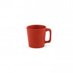 Taza de cerámica con acabado mate disponible en colores vivos 60ml color rojo