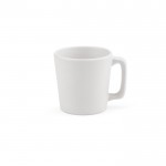 Taza de cerámica con acabado mate disponible en colores vivos 60ml color blanco