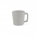 Taza de cerámica con acabado mate disponible en colores vivos 60ml color gris claro