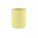 Taza de cerámica con elegante acabado mate sin asas 290ml color amarillo