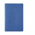 Libreta con cubierta de cartón reciclado A5 hojas a rayas color azul real vista frontal