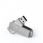 Usb con clip giratorio de metal vista principal