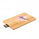 Tarjetas USB personalizadas bambú