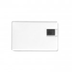 Tarjeta USB personalizada transparente vista cuarta